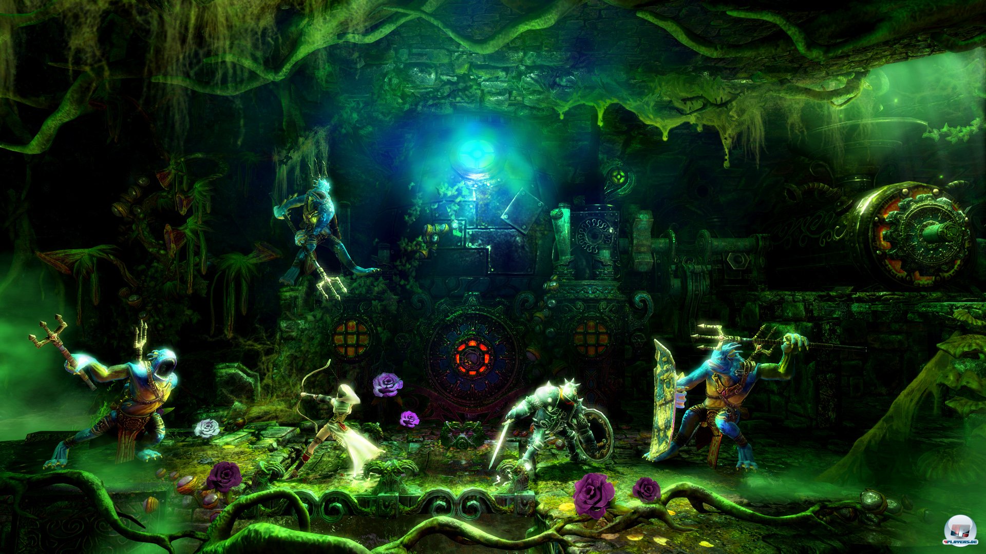 Mit viel Magie und Trickserei lassen sich die Umgebungsr&auml;tsel l&ouml;sen.