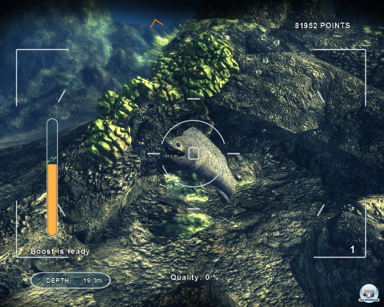 Der Foto-Modus hat durchaus seinen Reiz. Hier setzt sich eine Mor&auml;ne in Szene.