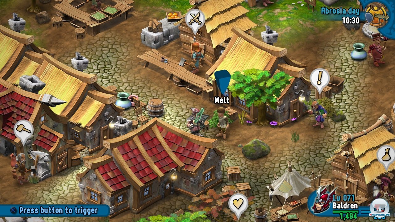 In den St&auml;dten kann man sich mit neuen Waffen, R&uuml;stungen und Aufgaben eindecken.