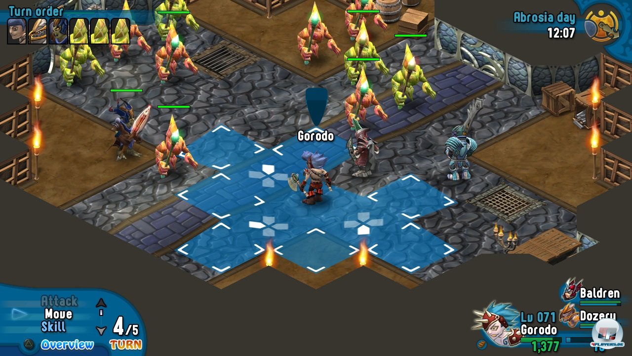 Die rundenbasierten K&auml;mpfe bieten nur wenige Komfortfunktionen.