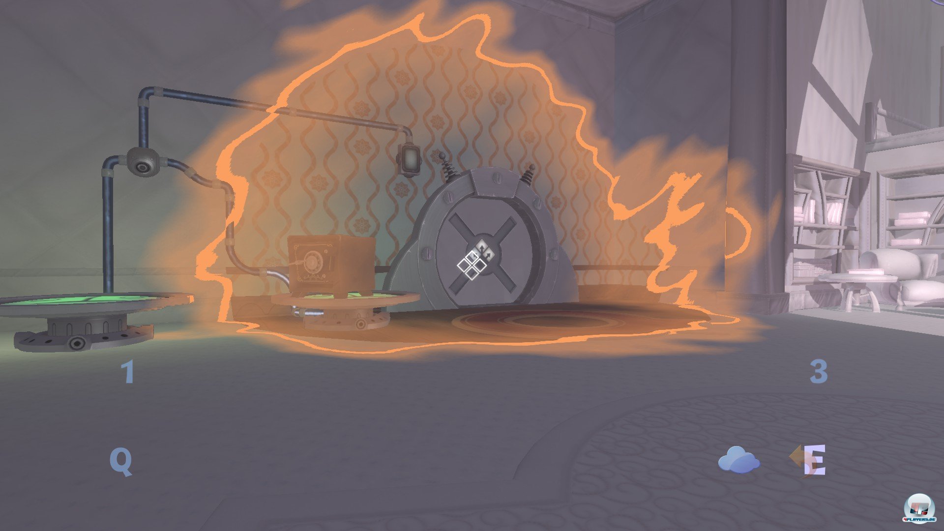 Mit einem m&auml;chtigen WUSCH wechselt man die Dimension - und auf einmal ist alles anders. Daraus ergeben sich ganz hervorragende Puzzles.