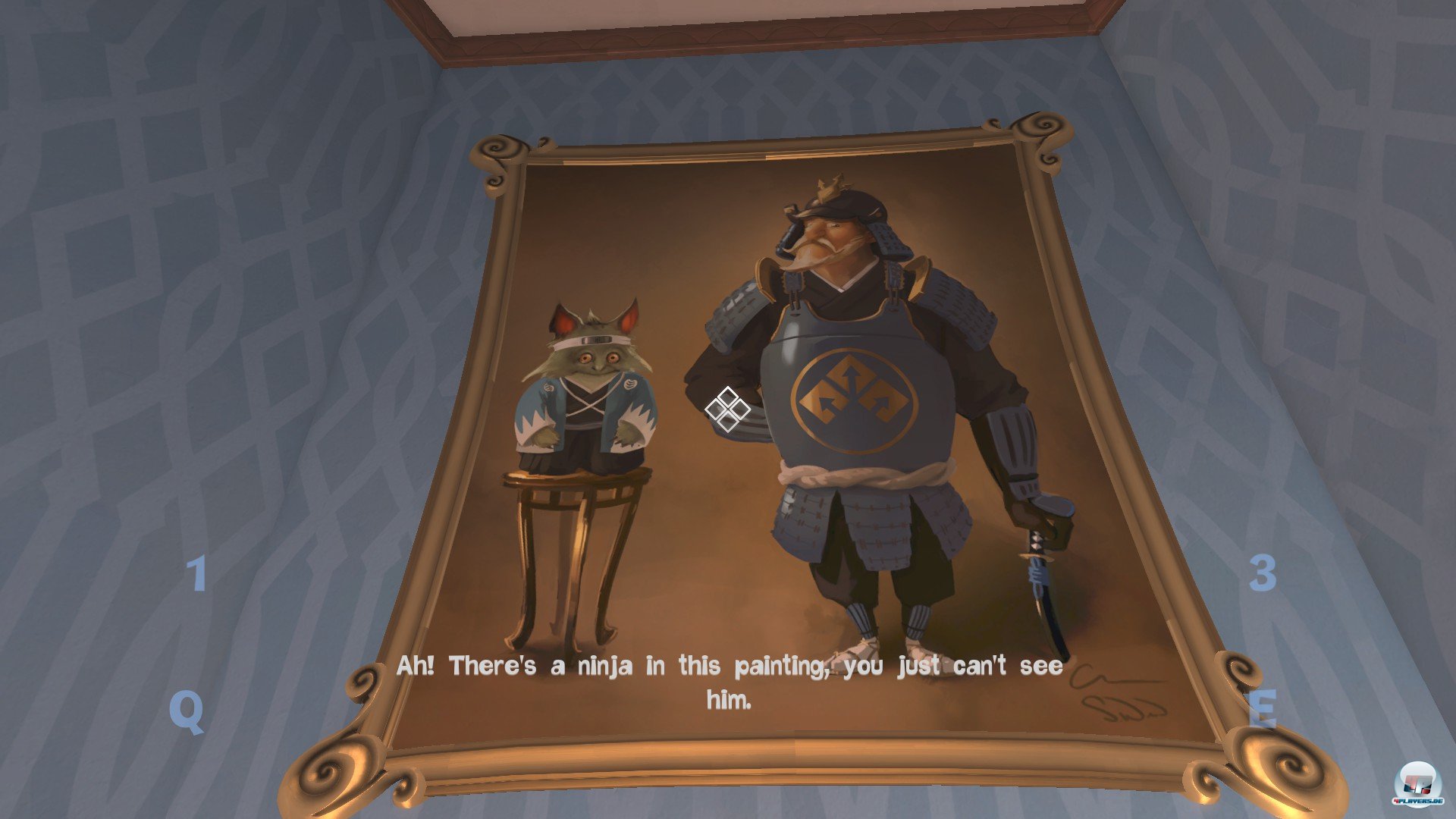 Der Humorgehalt des Spiels ist ebenso hoch wie gut - besonders die Gem&auml;lde und B&uuml;cher sind super!