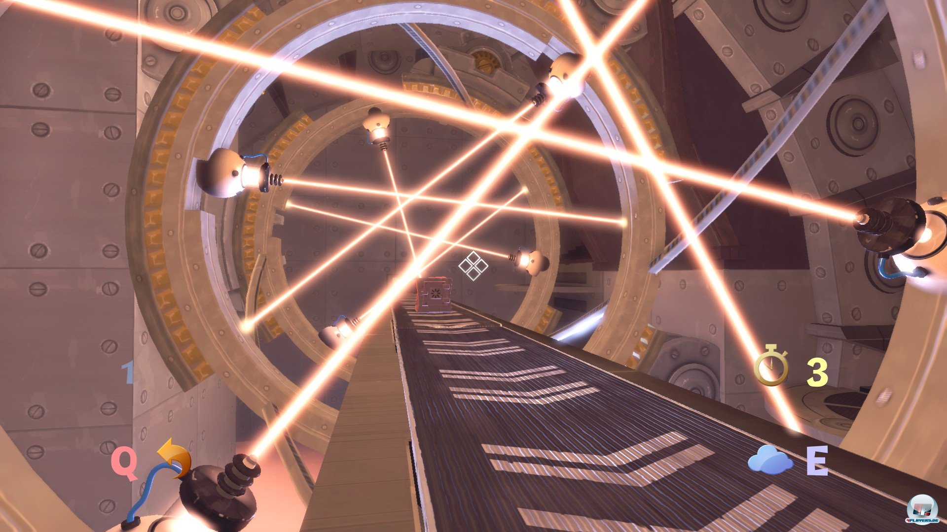 Es gibt nicht nur R&auml;tsel, sondern auch viele Sprungeinlagen und sonstige Reaktionstests. Die nicht immer gut zum Spiel passen.