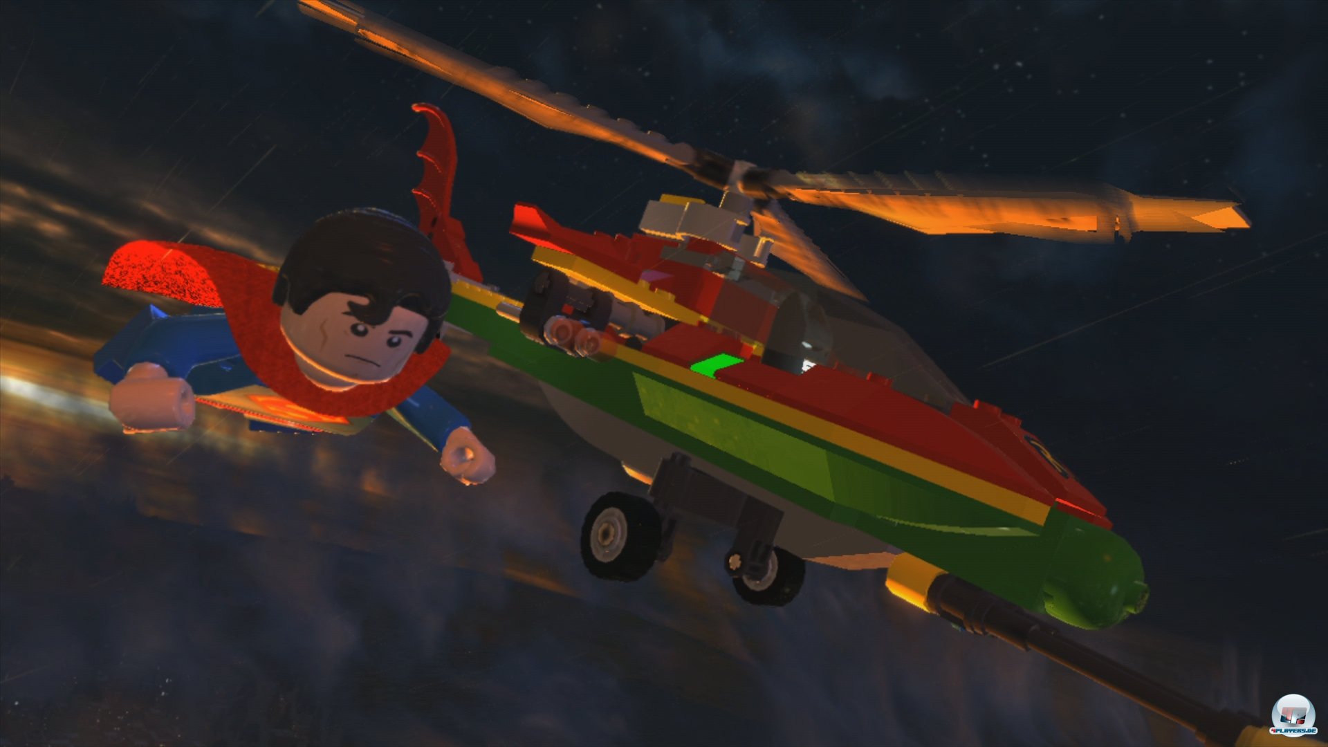 Superman kommt erst sp&auml;ter ins Spiel, wird aber schnell zur wichtigen Hilfe. Au&szlig;erdem himmelt ihn Robin pausenlos an.