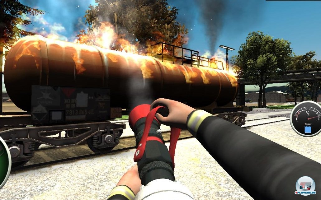 ...sp&auml;ter darf ich auch mit der Wasserkanone ran.