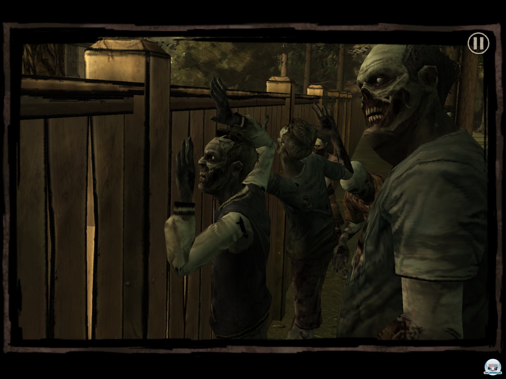 Wer den Zombies zu nahe kommt, hat meist das Nachsehen. Apropos: Das Umschauen &uuml;ber den Finger ist etwas zu sensibel.