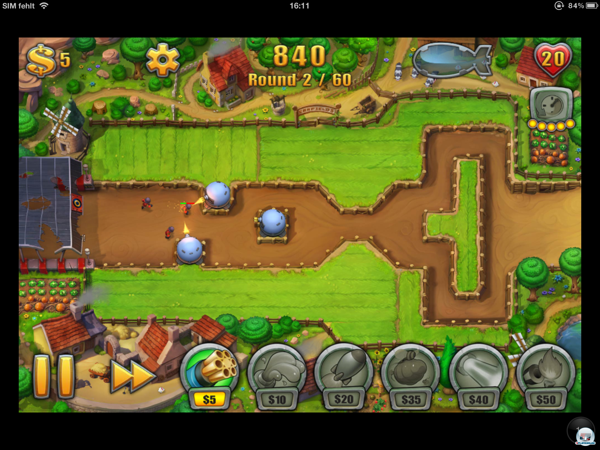 Neben den bekannten offenen Karten gibt es jetzt auch welche mit Sch&uuml;tzengr&auml;ben und anderen Hindernissen.