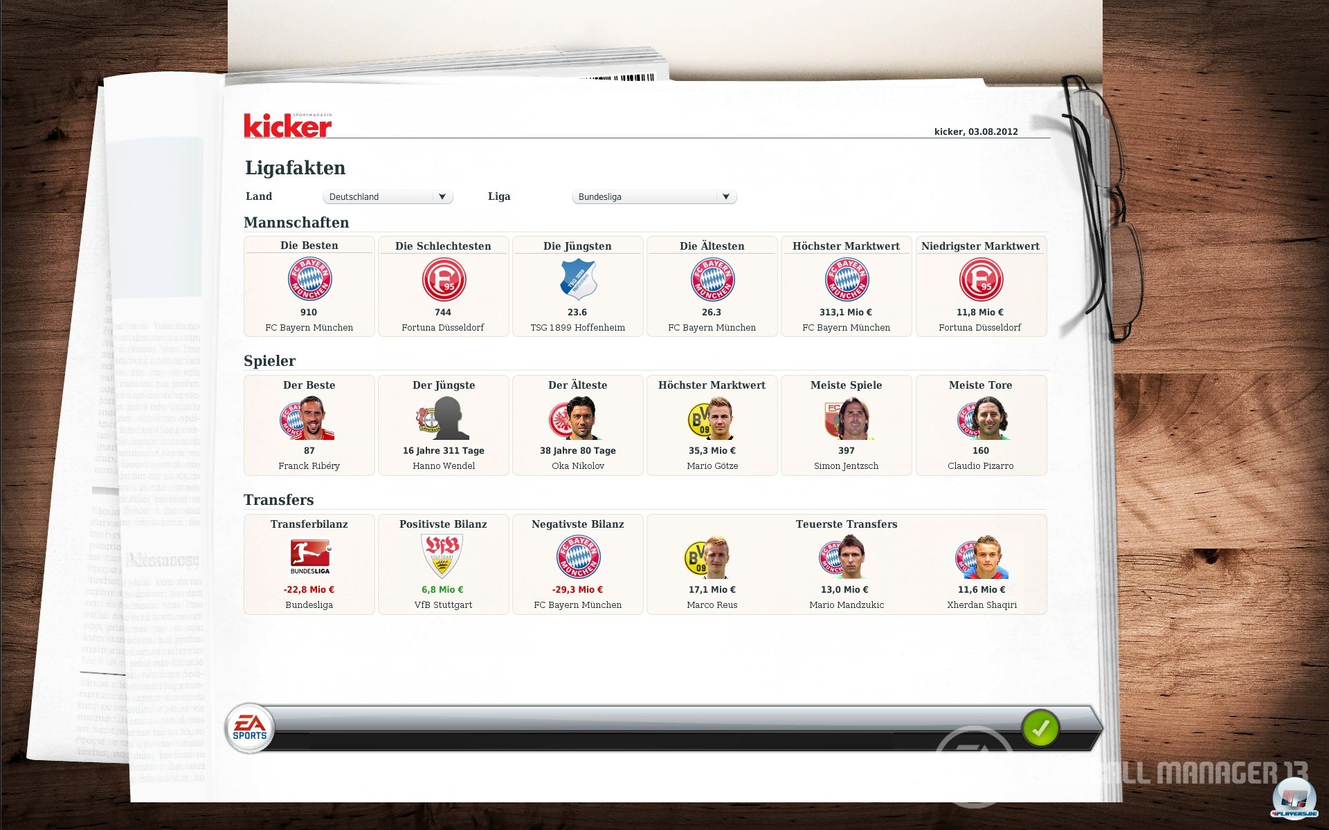 Es gibt mehr Infos und Statistiken, aber auf mehr Spielspa&szlig; wird verzichtet.