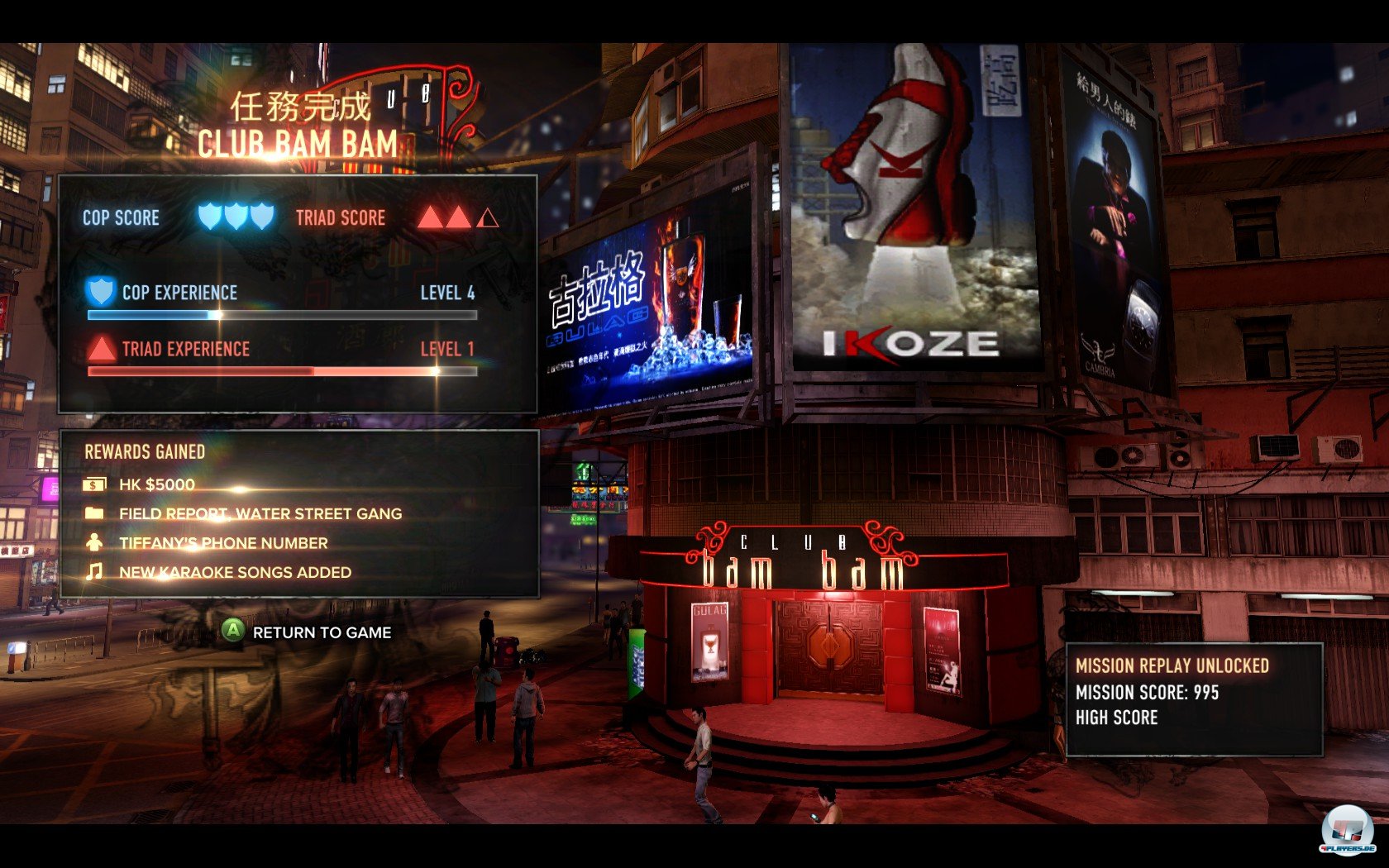 Verschiedene Missionen steigern unterschiedliche Charaktereigenschaften, zentrale Auftr&auml;ge sogar zwei.