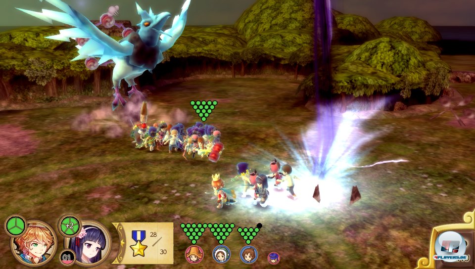 So k&auml;mpft der kleine K&ouml;nig: Er schnipst seine Untertanen einfach auf den Gegner.