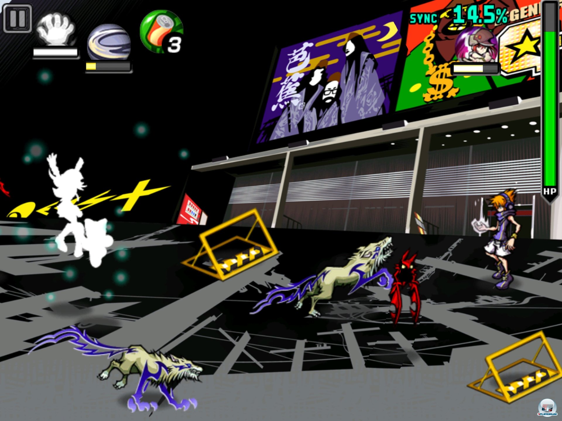 Unter iOS k&auml;mpft man nur noch auf einem Bildschirm, aber auch hier gibt es sch&ouml;ne Komboketten.