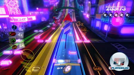 Egal, welchen Song man spielt: Die Kulisse &auml;ndert sich nicht.