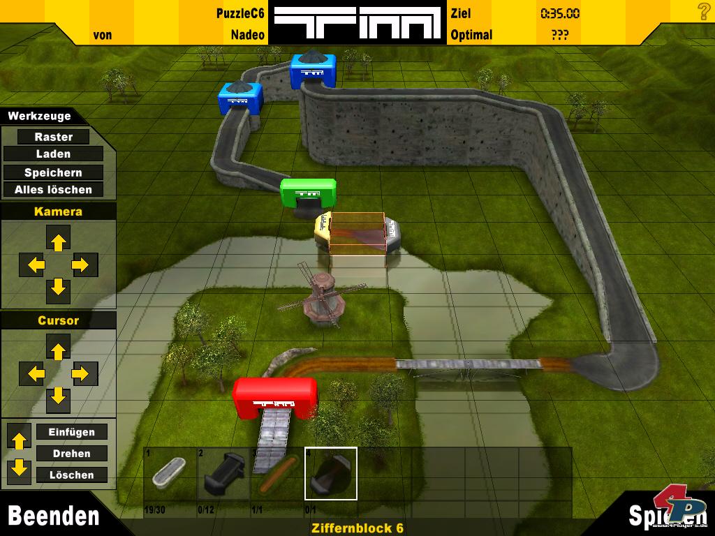 Im Puzzle-Modus m&uuml;sst ihr den Streckenverlauf so bauen, das ihr Bestzeiten einfahren k&ouml;nnt.