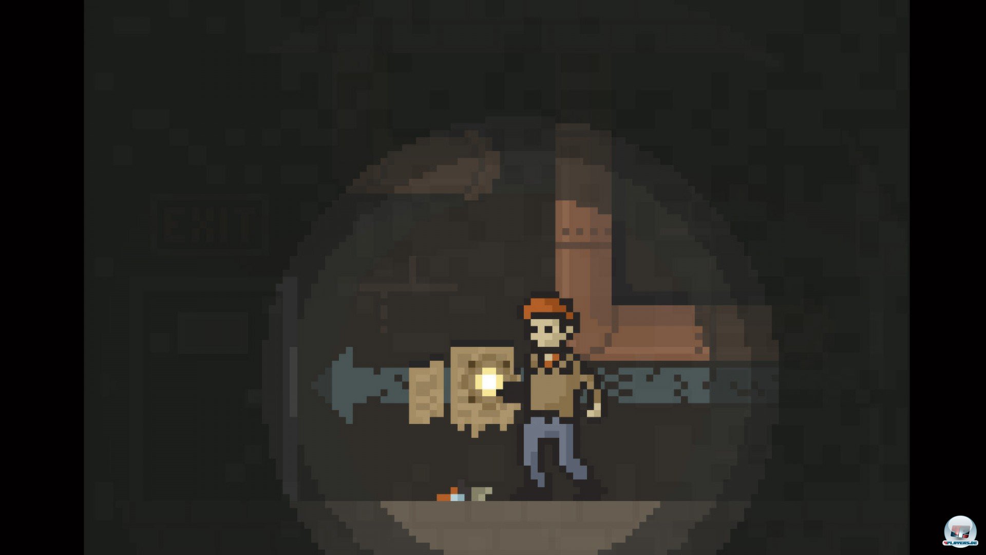 Ab und zu kann man mit Gegenst&auml;nden oder Apparaturen interagieren, aber die R&auml;tsel bleiben auf einfachem Niveau.