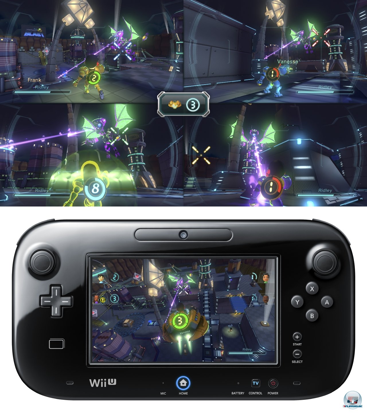 Samus versus Bodentruppen: Die Steuerung des Gleiters fordert unge&uuml;bten Spielern einiges ab.