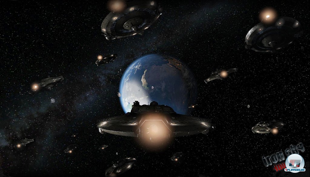 Die Erde wird st&auml;ndig von neuen Gegnerwellen angegriffen.