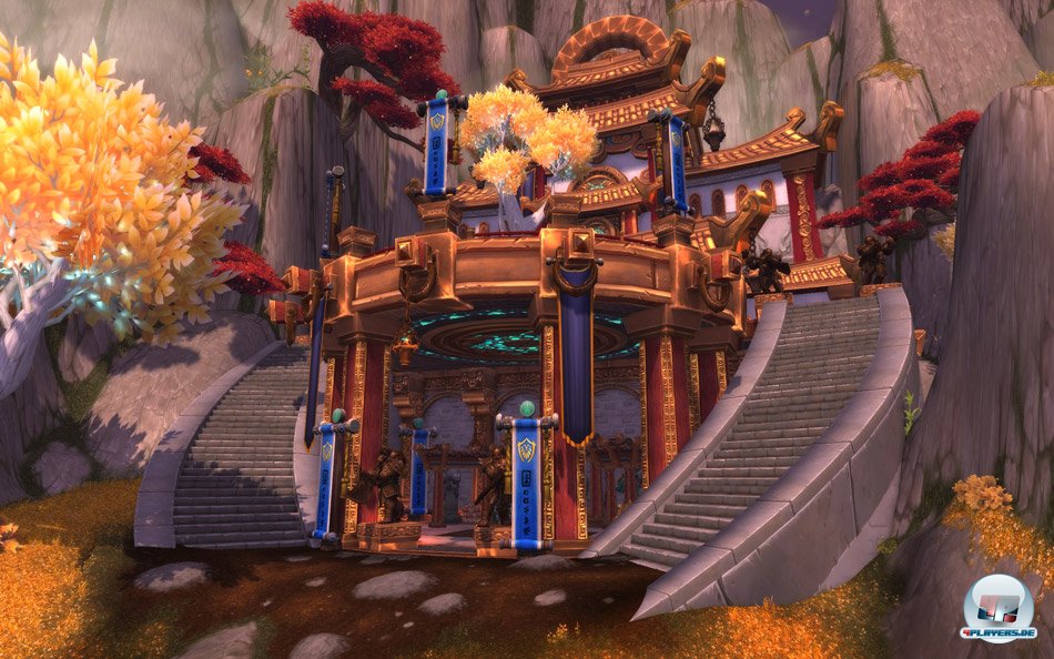 Nach dem Startgebiet w&auml;hlen die Pandaren, ob sie der Allianz oder Horde folgen wollen.