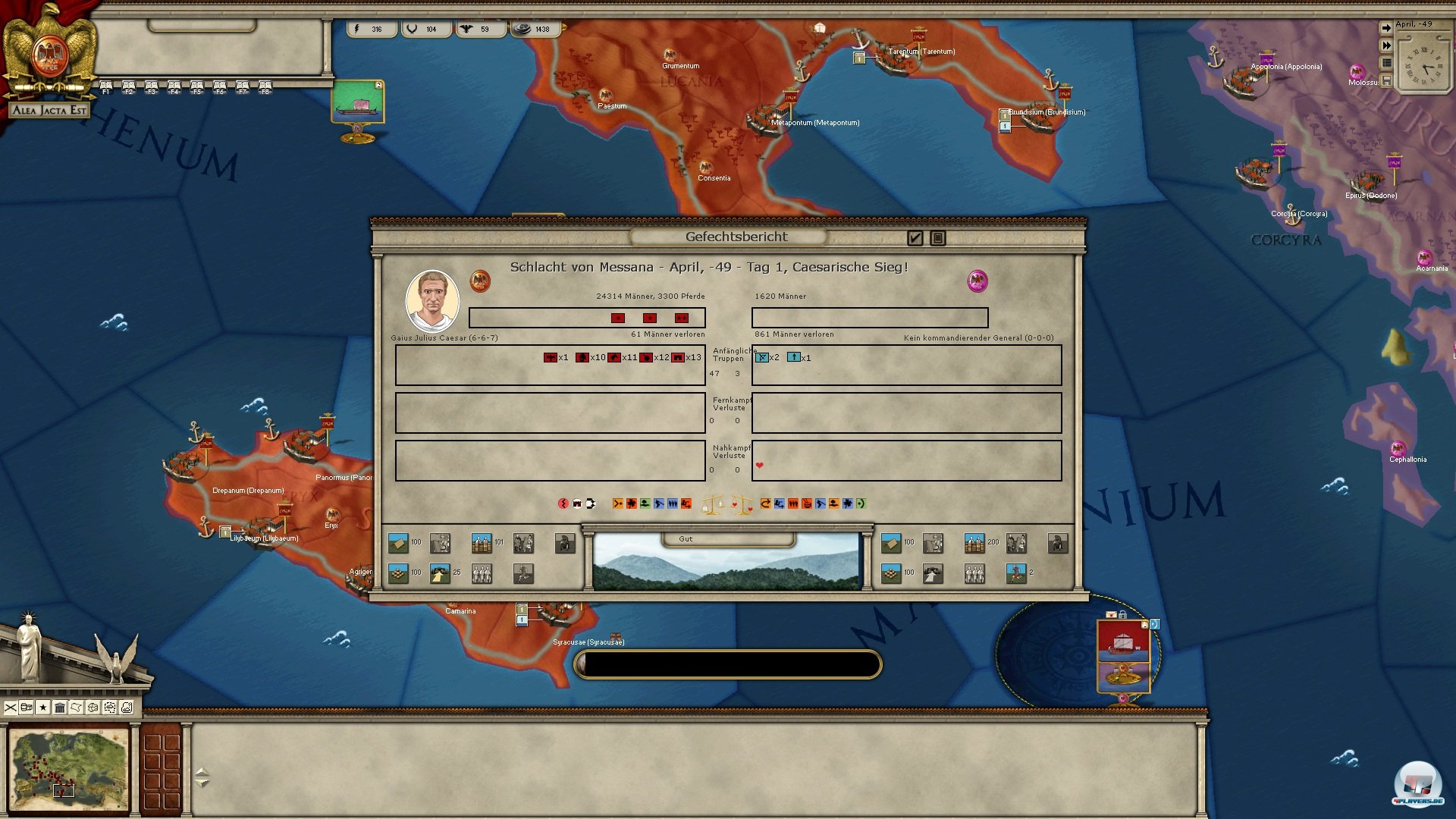 Nur dabei als mittendrin. Die Schlachten laufen ab, ohne dass man eingeifen k&ouml;nnte.