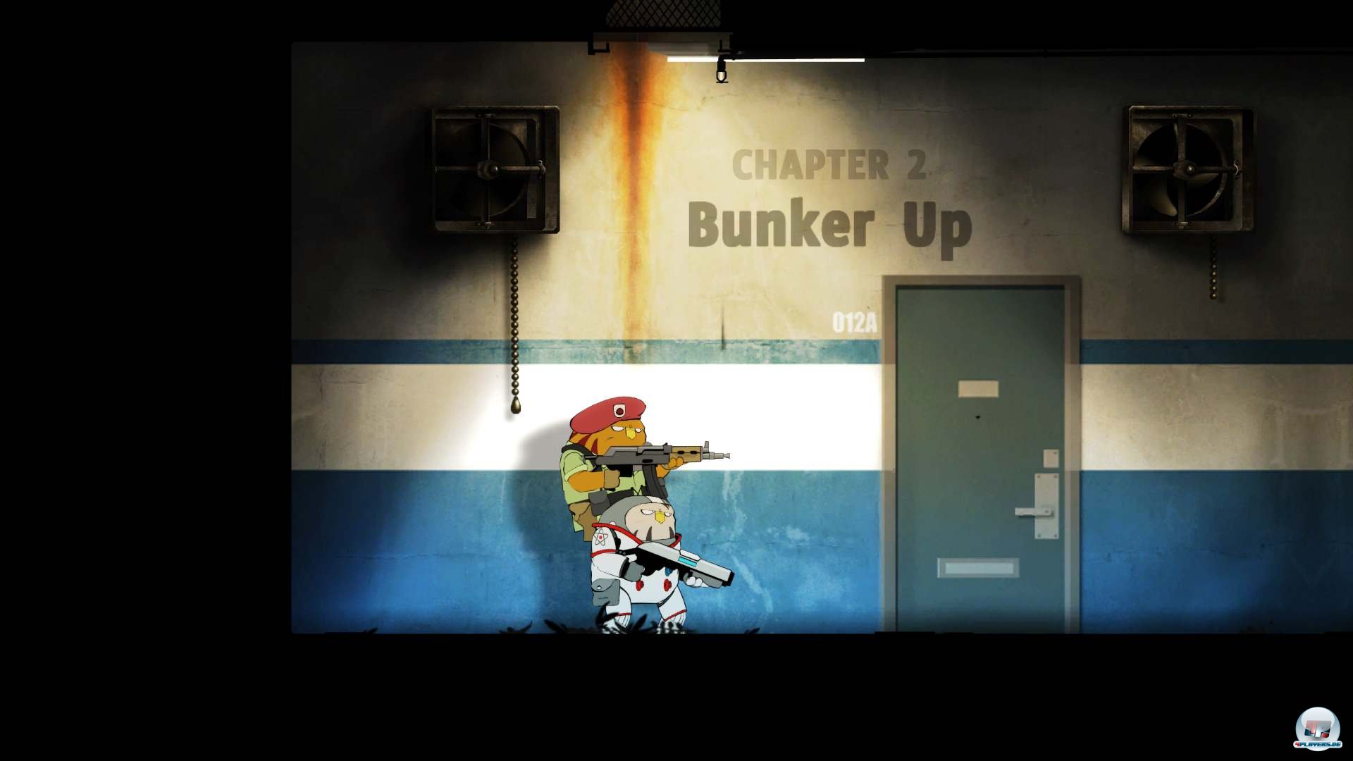 Im Co-Op-Modus k&ouml;nnen h&ouml;her gelegene Kanten nur mit Teamwork erreicht werden.