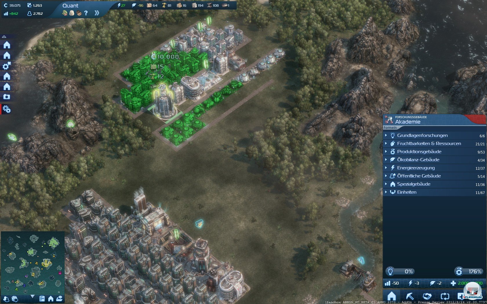 Die zahlreichen Forschungsprojekte wurden &uuml;bersichtlich in mehrere Kategorien verpackt.