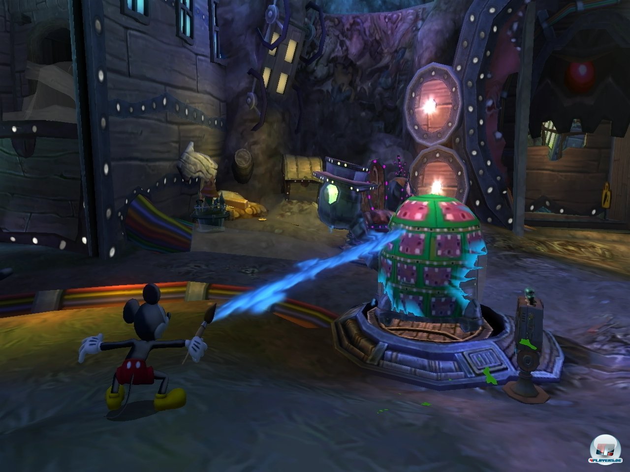 Tinte oder Verd&uuml;nner? Micky hat fast immer die Wahl, zu erschaffen oder zu zerst&ouml;ren. (360)