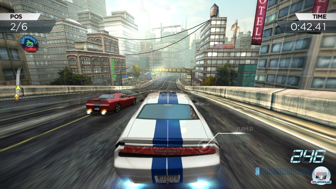 Stimmt die Plattform, gibt es wirklich gute Bilder zu sehen. Hier eine Aufnahme vom iPhone 5. Auf kleineren Plattformen werden Details und Effekte zum Teil erheblich zur&uuml;ckgekurbelt, au&szlig;erdem wird die Grafik deutlich weniger fl&uuml;ssig.