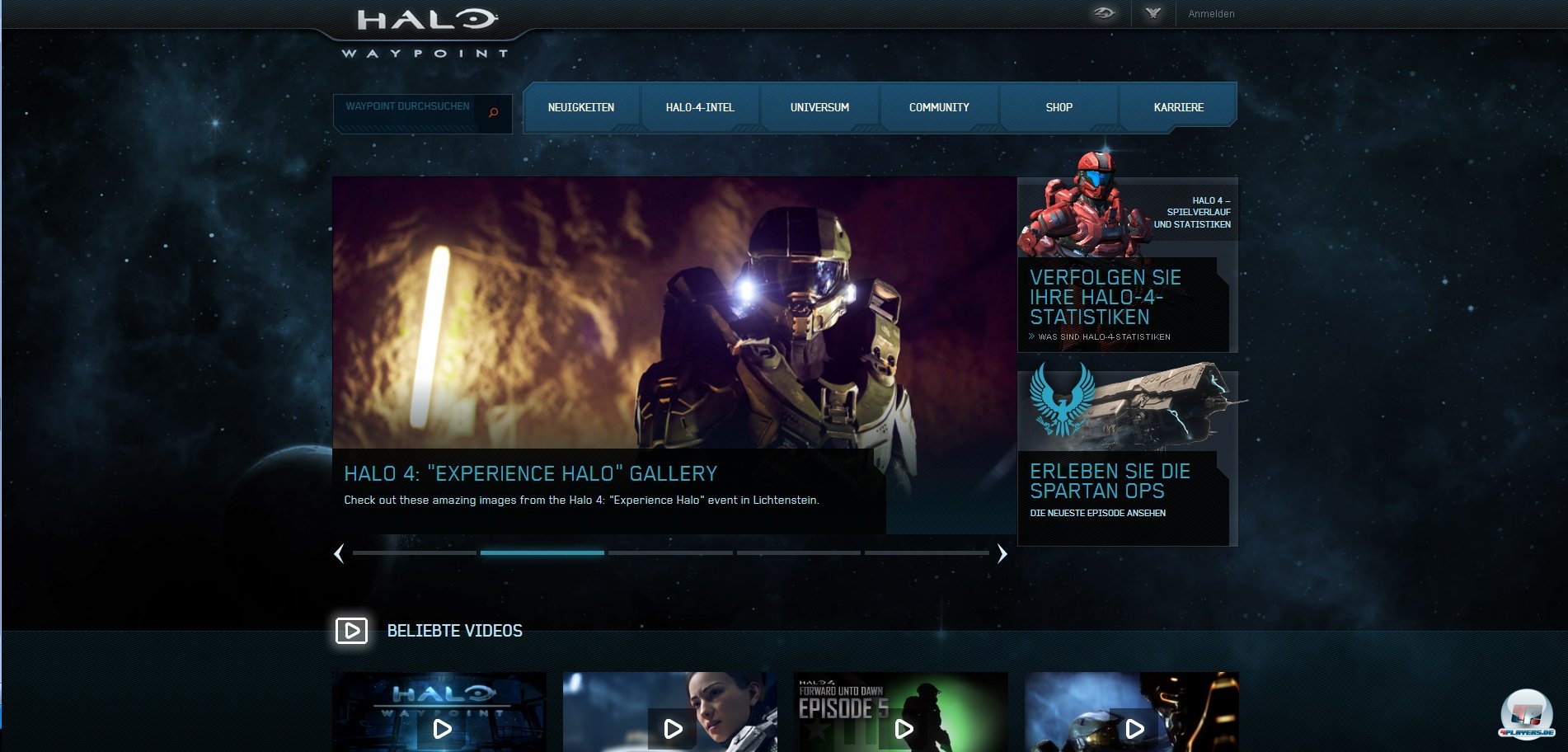 Auch im Netz einsehbar: Auf Waypoint können Statistiken und die Intro-Filmchen zu den Spartan Ops-Episoden angeschaut werden. Auch im Netz einsehbar: Auf Waypoint können Statistiken und die Intro-Filmchen zu den Spartan Ops-Episoden angeschaut werden.