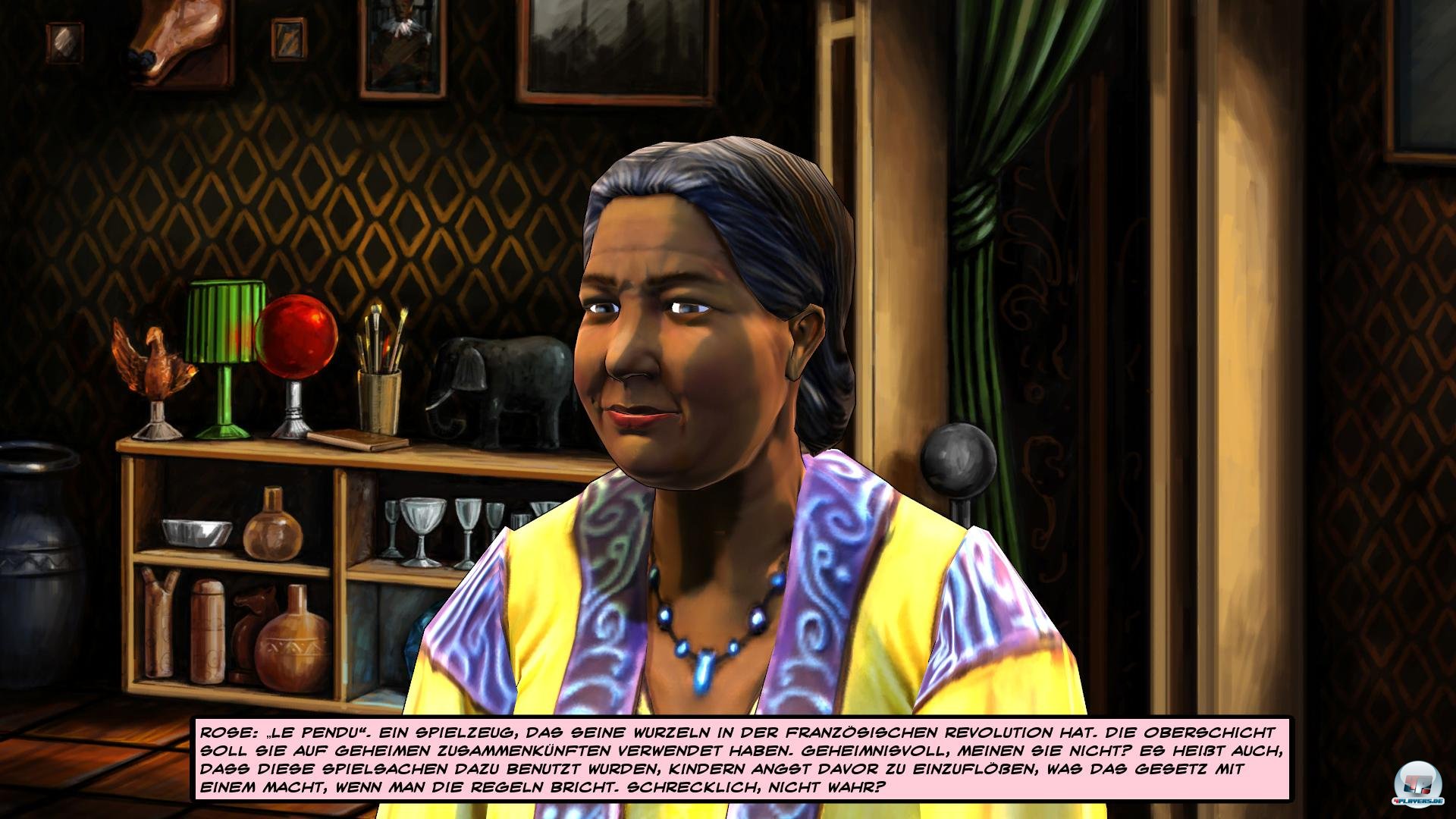 Kennt die sanftm&uuml;tige Antiquariatsbesitzerin des Geheimnis hinter den Visionen?