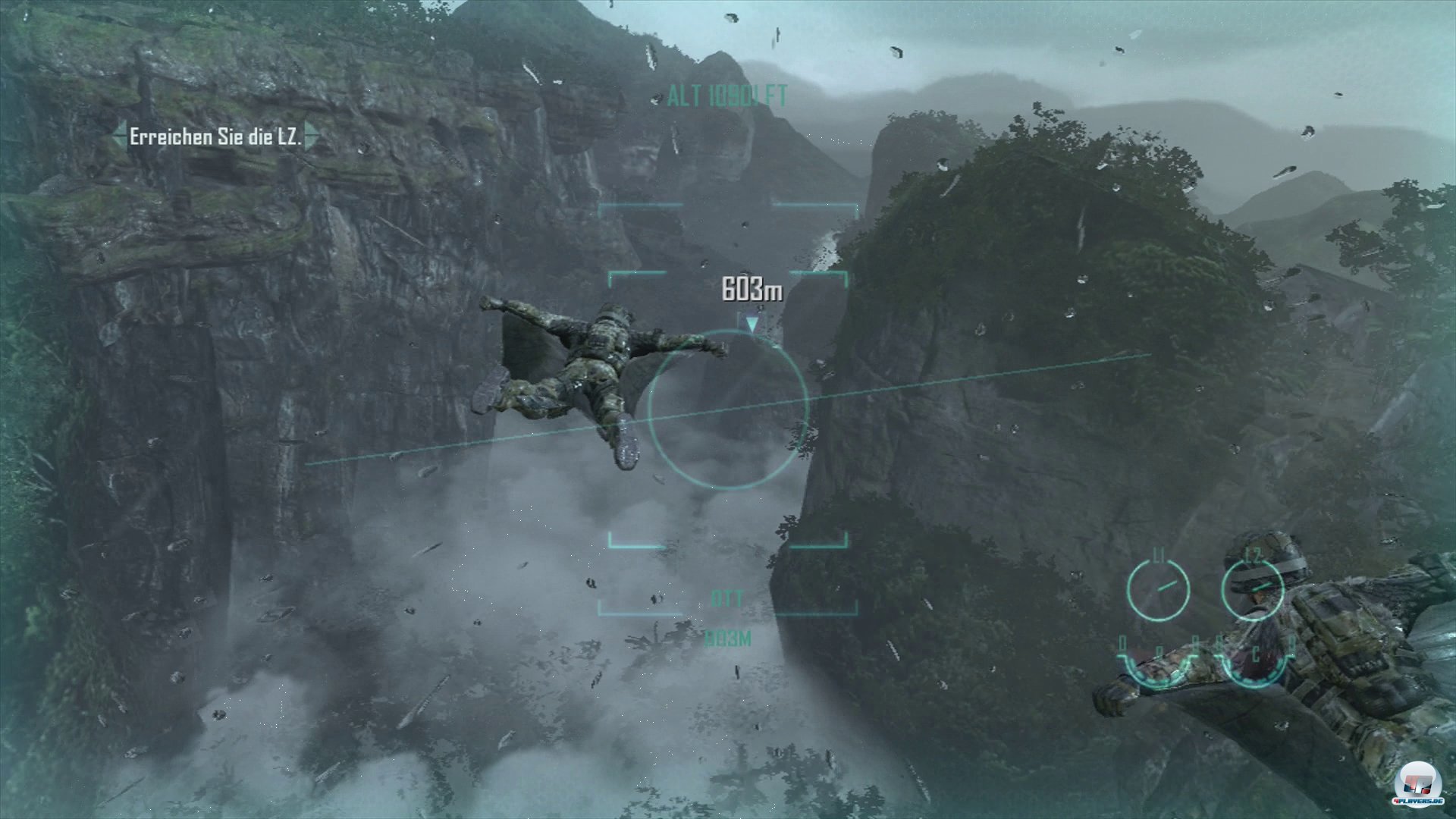 Im Jahr 2025 gibt es interessante Waffen und Ausr&uuml;stung wie den Flugh&ouml;rnchen-Anzug. Das durchschnittliche Spieldesign profitiert aber kaum davon.