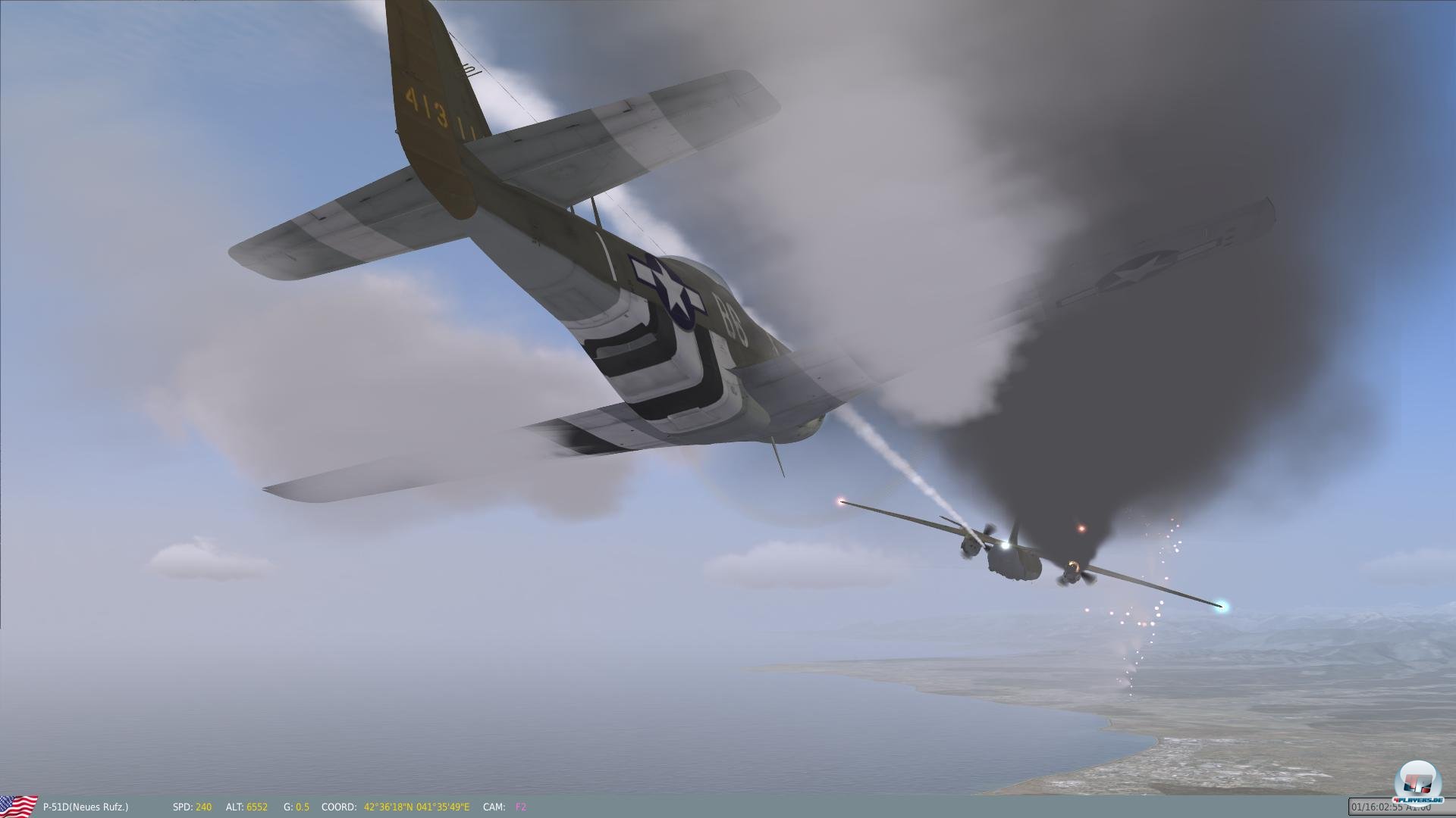 Die Rolle als Bomber-Zerst&ouml;rer ist f&uuml;r die Mustang eher untypisch.