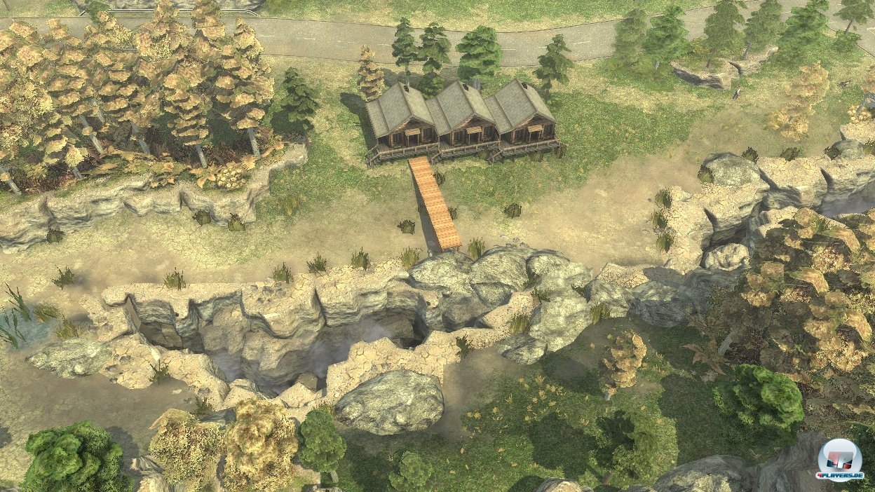 Im Land der Erdspalten. Im freien Szenario f&uuml;hlt man sich nicht unbedingt wie in Deutschland.