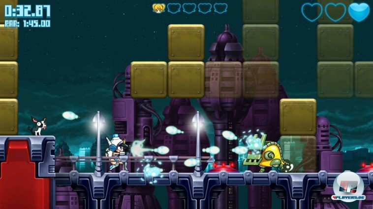 Der nerv&ouml;se zuckende Polizeihund dient als Checkpoint. An kniffligen Stellen verschafft die bewegliche Kamera eine bessere &Uuml;bersicht.