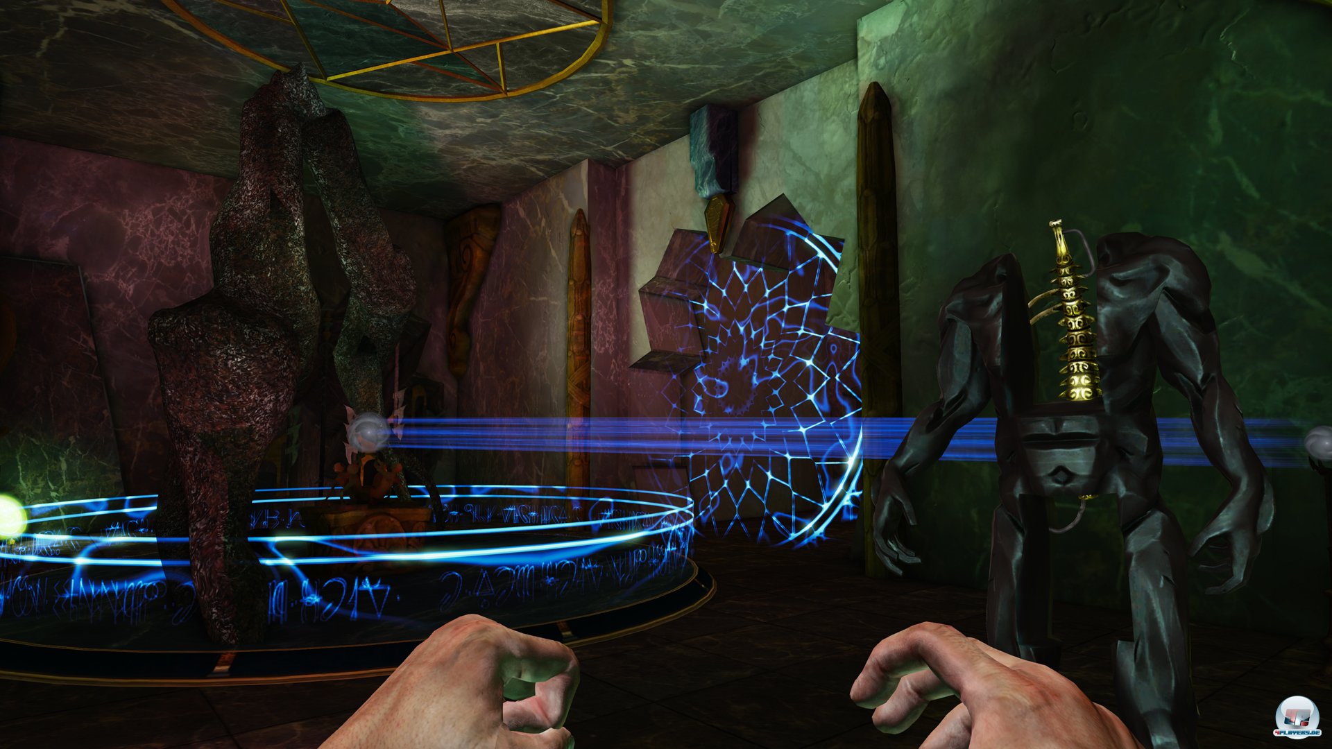 Manche Sekund&auml;rwaffen kommen beim Bew&auml;ltigen von Hindernissen zum Einsatz.