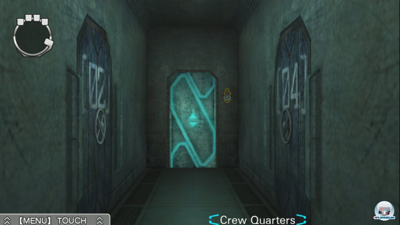 Man erkundet die Anlage nicht frei, sondern entscheidet sich an Knotenpunkten f&uuml;r eine T&uuml;r.