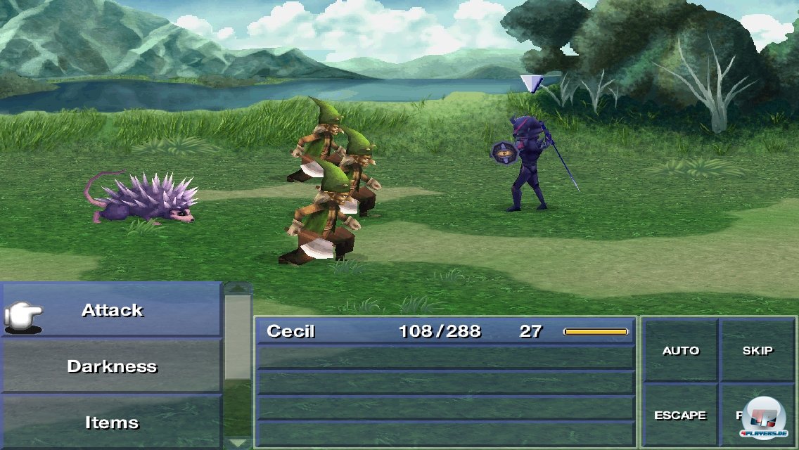 Spielerisch entspricht die iOS-Version dem DS-Original - es warten K&auml;mpfe, die (typisch f&uuml;r das klassische Final Fantasy) sehr anspruchsvoll sind.