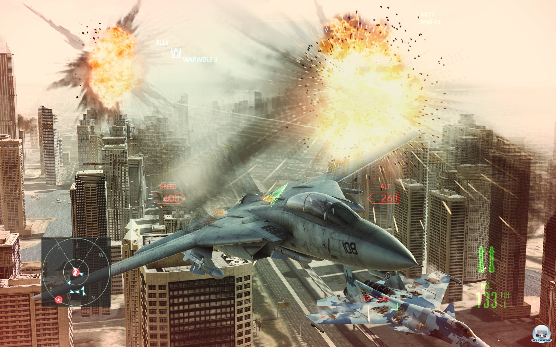 In den Gefechten geht es m&auml;chtig gewaltig zur Sache - es knallt an allen Ecken und Enden.