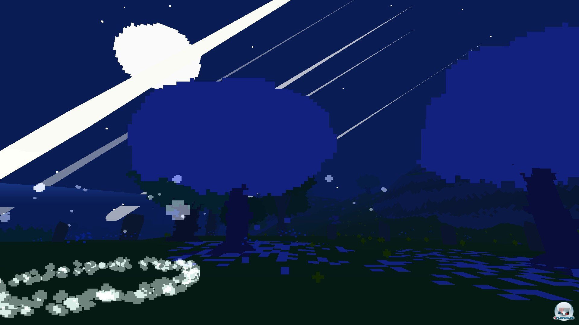 Nachts wirkt die Insel nicht nur geheimnisvoller - es &ouml;ffnet sich auch ein Tor durch die Zeit.