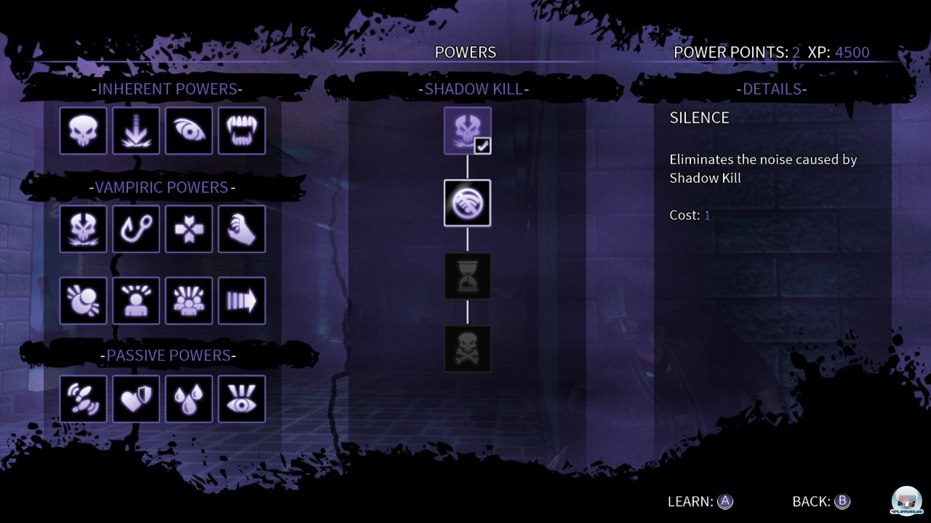 Man kann seine Figur mit allerlei F&auml;higkeiten ausstatten.-