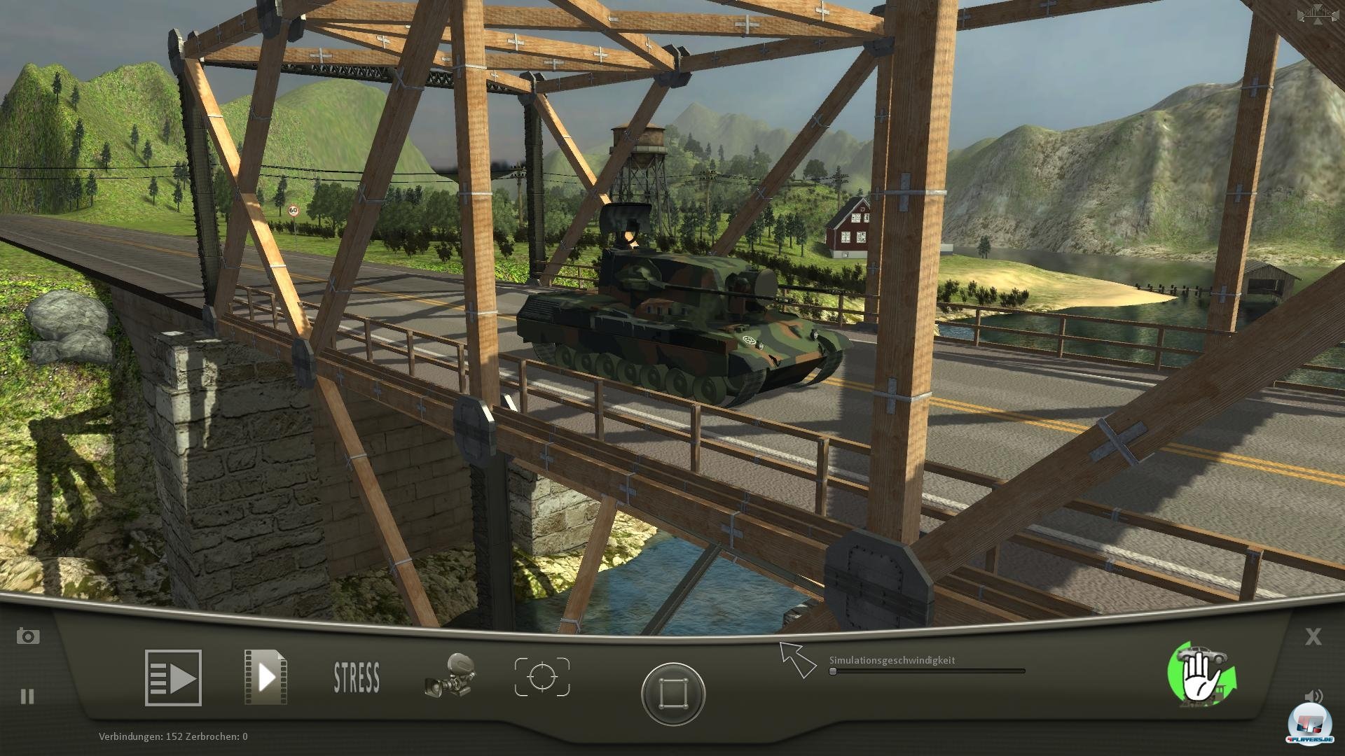 Panzer stellen die Br&uuml;cken vor besonders schwere Herausforderungen.