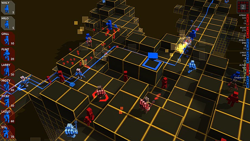 Hektik im Mehrspielermodus - 3 gegen 3 kann schnell zu un&uuml;bersichtlichen Situationen f&uuml;hren