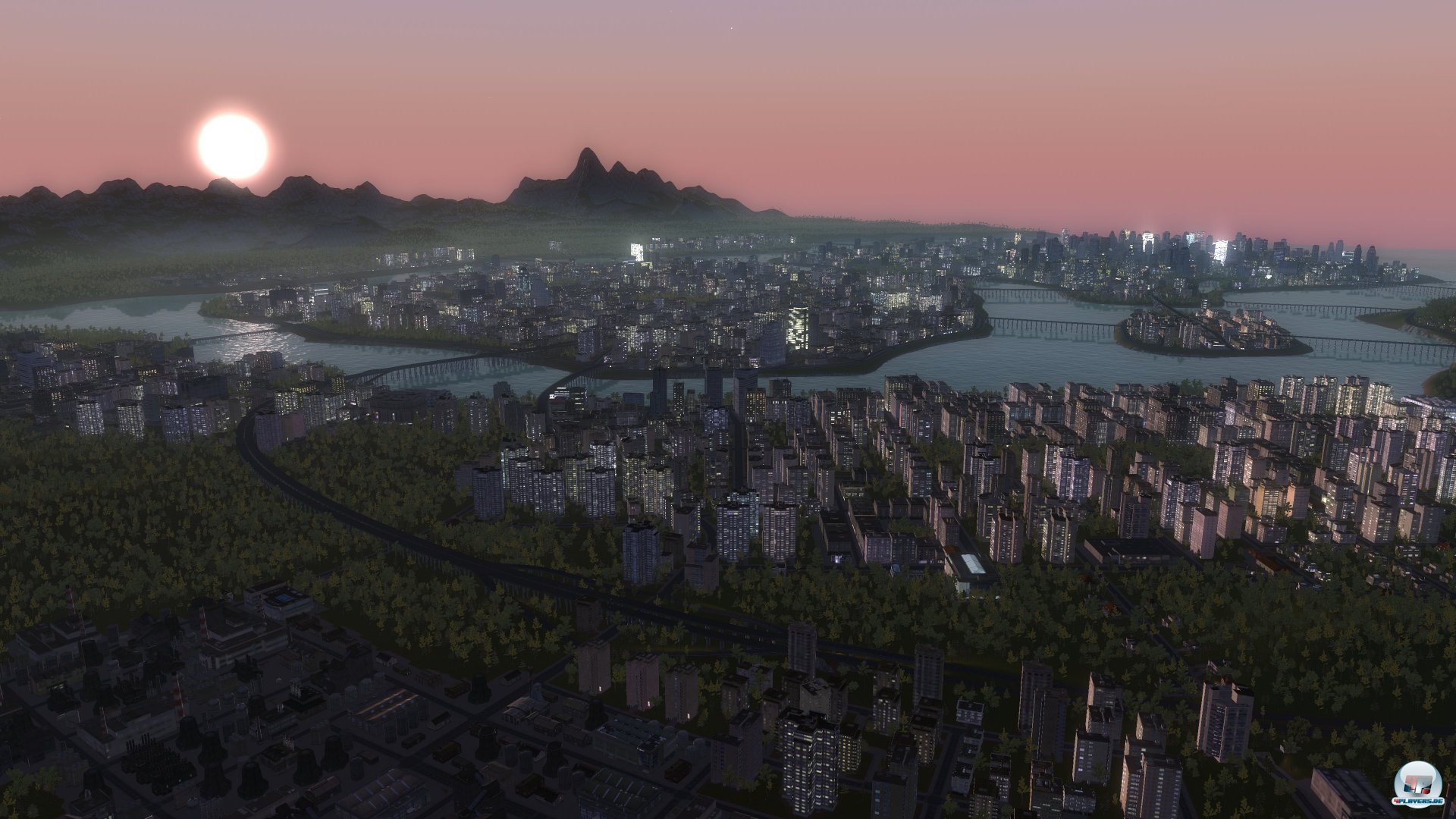 Auch wenn es einen Tag-/Nacht-Wechsel gibt, bleibt die ansehnliche Kulisse im Detail zu steril - der Wuselfaktor k&ouml;nnte ausgepr&auml;gter sein.