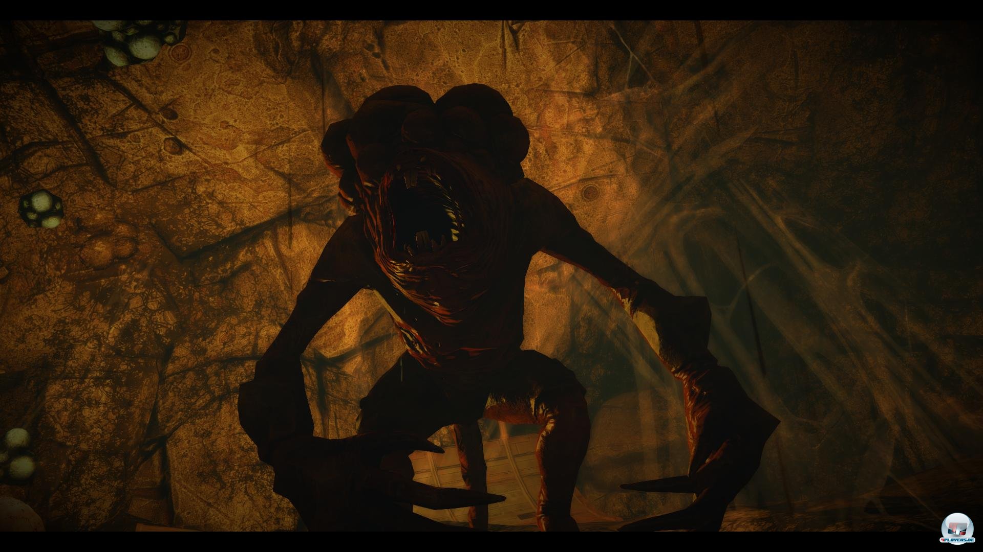 Die Bosskämpfe können nicht überzeugen - auch wenn dieses Viech ziemlich eklig ist. Die Bosskämpfe können nicht überzeugen - auch wenn dieses Viech ziemlich eklig ist.