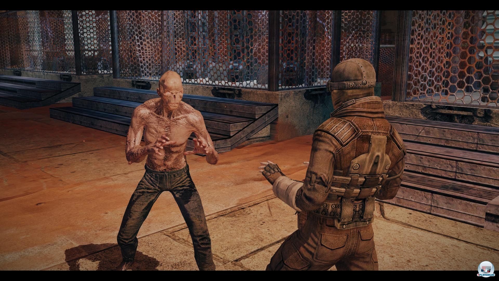 Auch Mutanten, Nachfahren der ersten Siedler, bev&ouml;lkern den Roten Planeten.