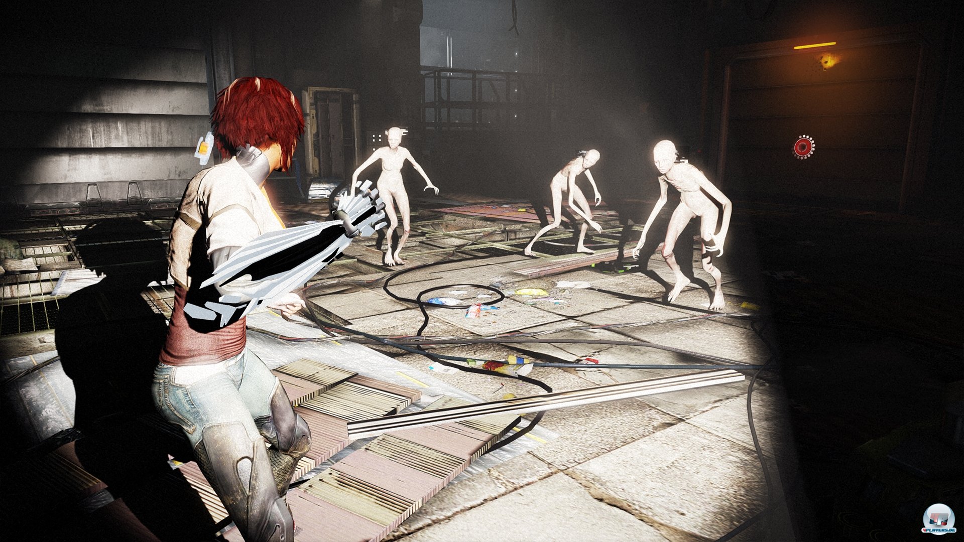 Manchmal sind Feinde unsichtbar: Da hilft nur das Einschalten von Flutlicht oder eine Spezialf&auml;higkeit, die enttarnt.