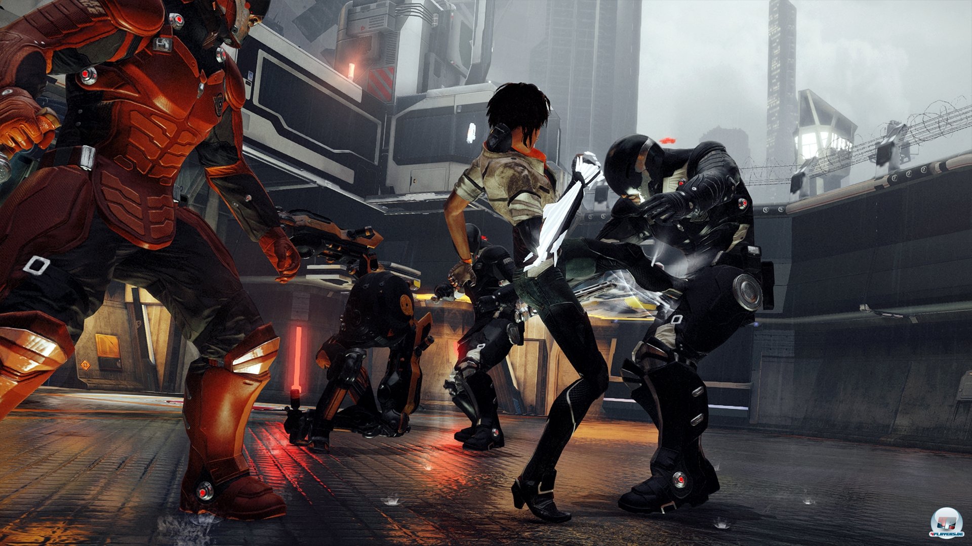 Kombotanz mit Arenaflair: Nilin reaktiviert mit der Zeit immer mehr Attacken und Spezialman&ouml;ver.