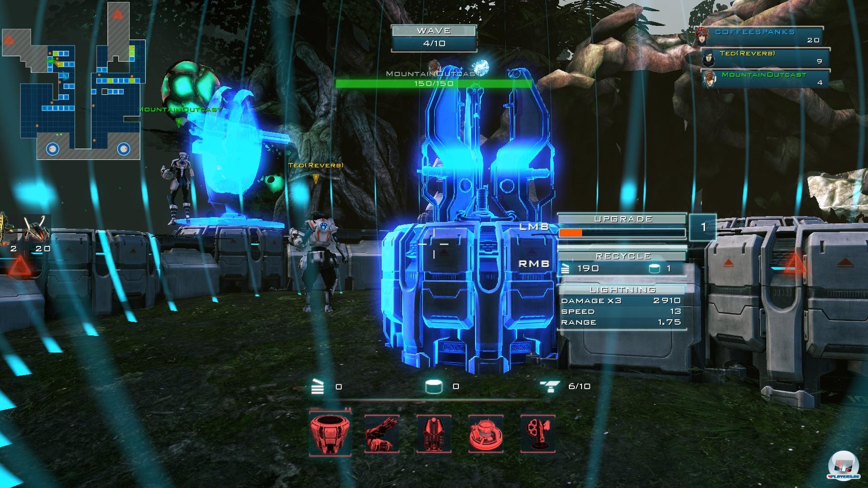 T&uuml;rme werden nicht von Stufe zu Stufe, sondern mit jeder Investition aufgewertet.