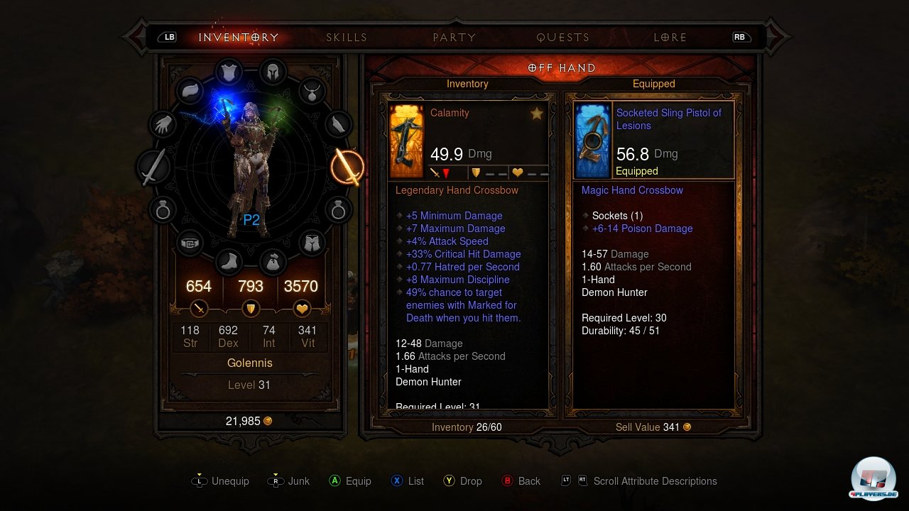 Der Austausch von Gegenst&auml;nden ist leider weniger komfortabel gel&ouml;st.