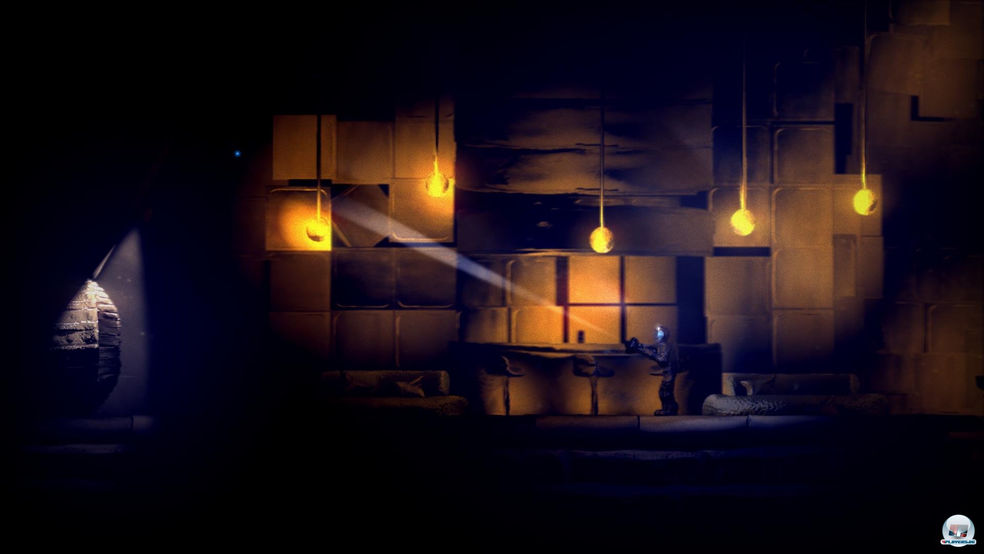 Die d&uuml;stere Atmosph&auml;re von The Swapper wird durch die tolle Kulisse sehr gut transportiert. 