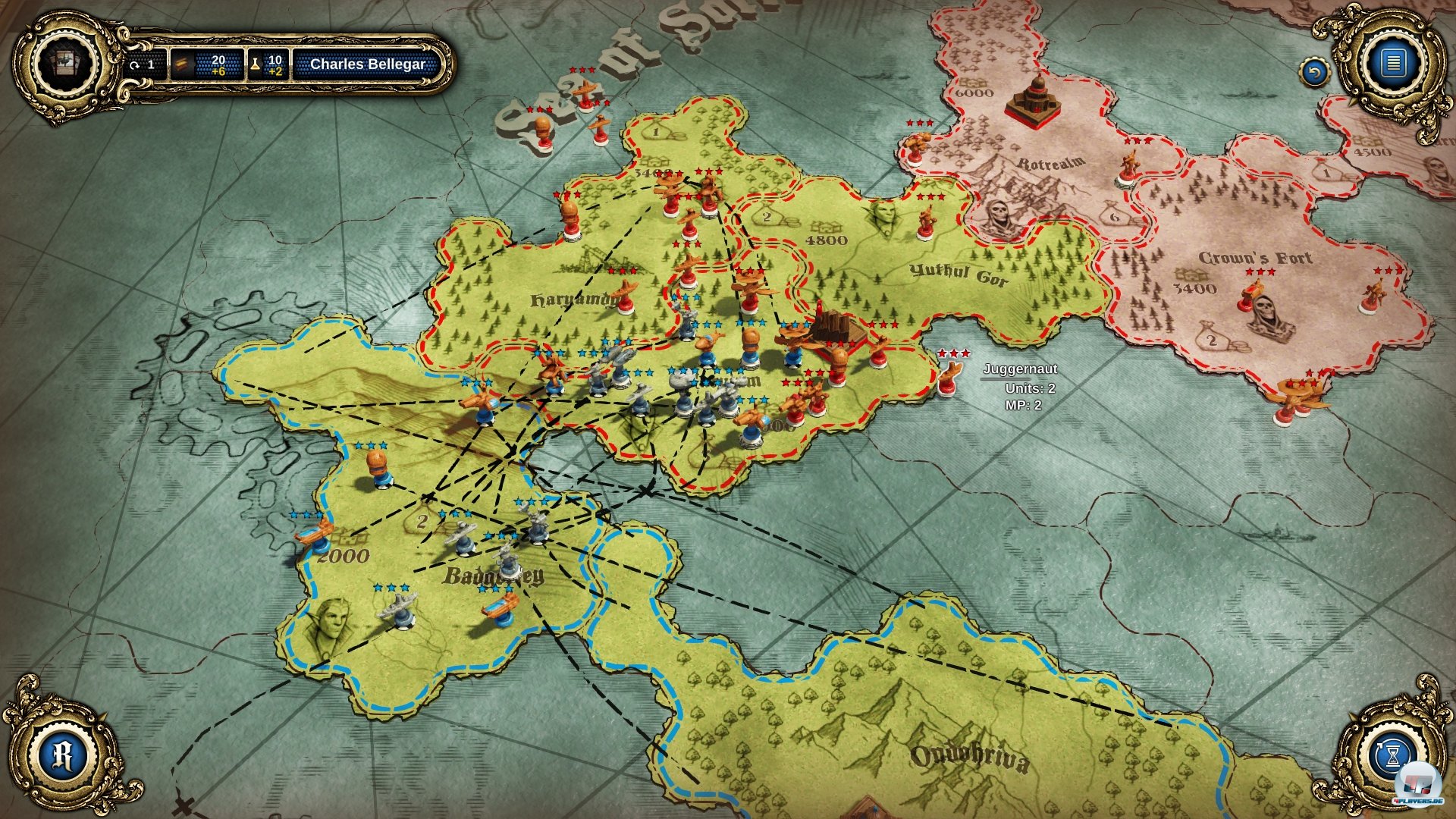 Die globale Eroberung, der Kern des Spiels, ist spielerisch st&auml;rker als die hektische Echtzeittaktik.