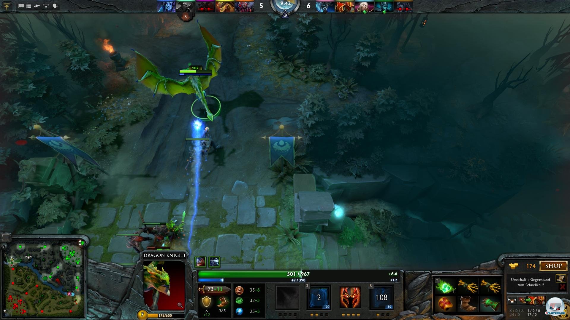 Der Ultimate des Dragon Knight verwandelt ihn auf Zeit in eine m&auml;chtige Riesenechse, die kr&auml;ftig austeilen kann. 